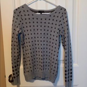 The LIMITED polka dot sweater.